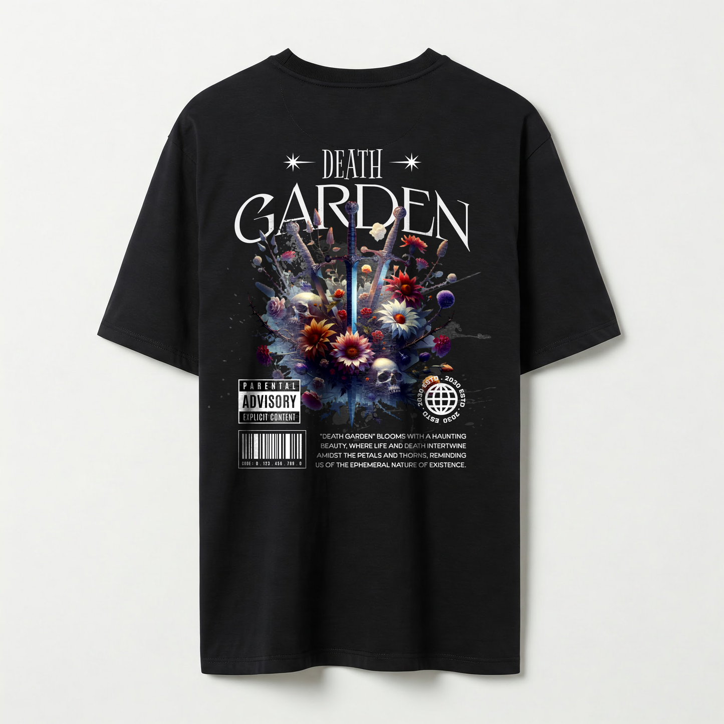 DEATH GARDEN OVERSIZED TSHIRT