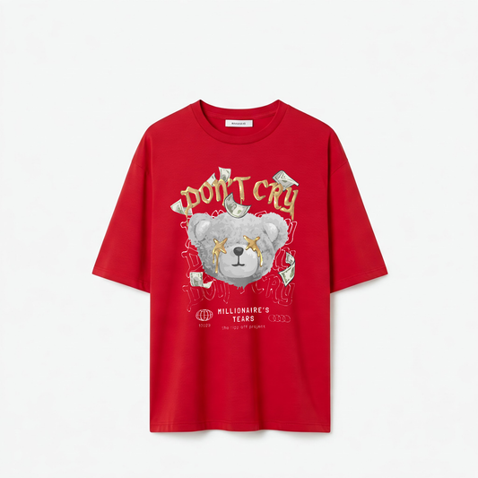 DONT CRY TEDDY OVERSIZED TSHIRT