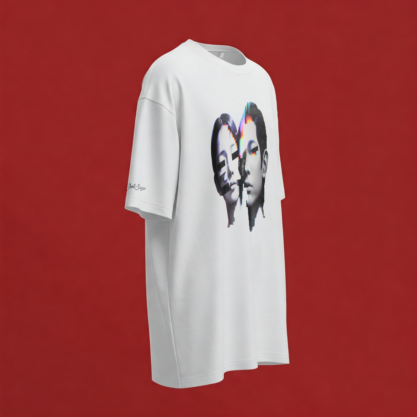 GLITCH PREMIUM OVERSIZED TSHIRT