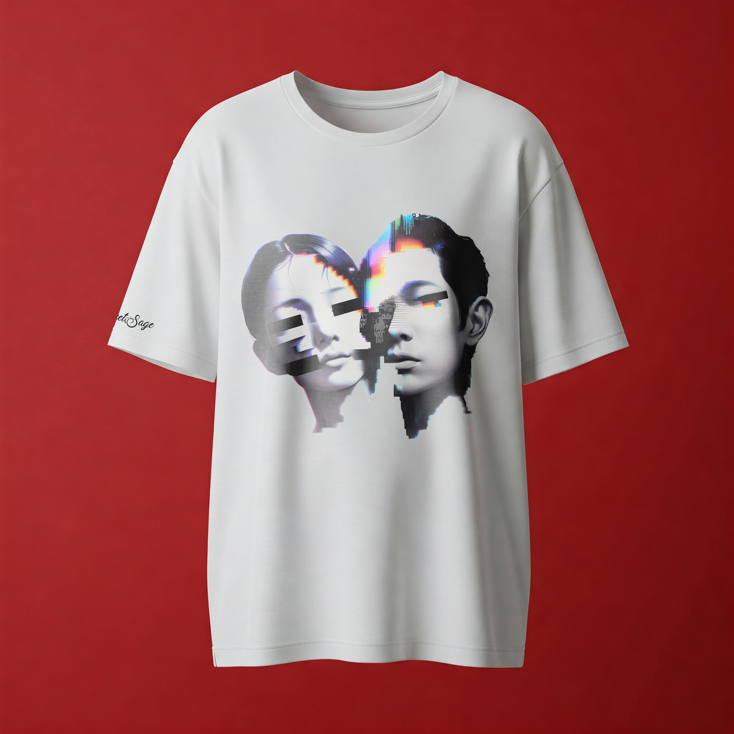 GLITCH PREMIUM OVERSIZED TSHIRT