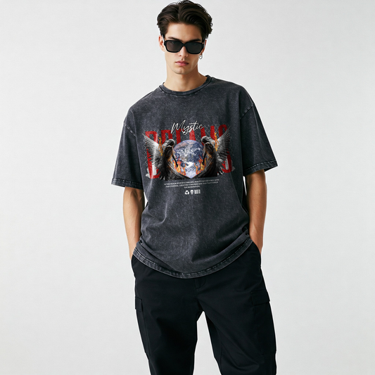 MYSTIC ACID WASH OVERSIZED TSHIRT