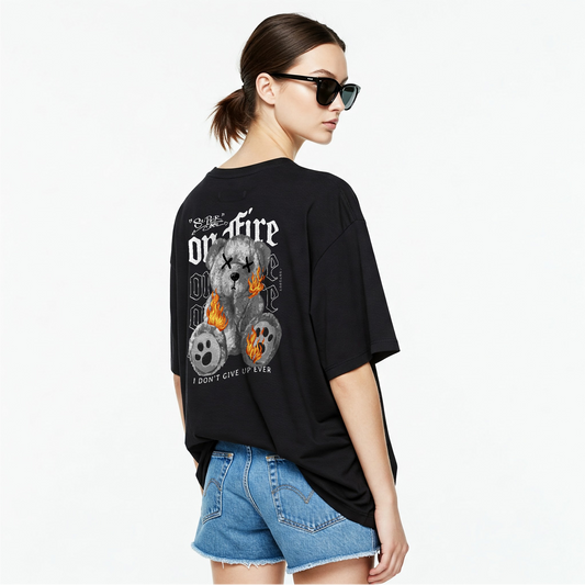 ON FIRE OVERSIZED TSHIRT