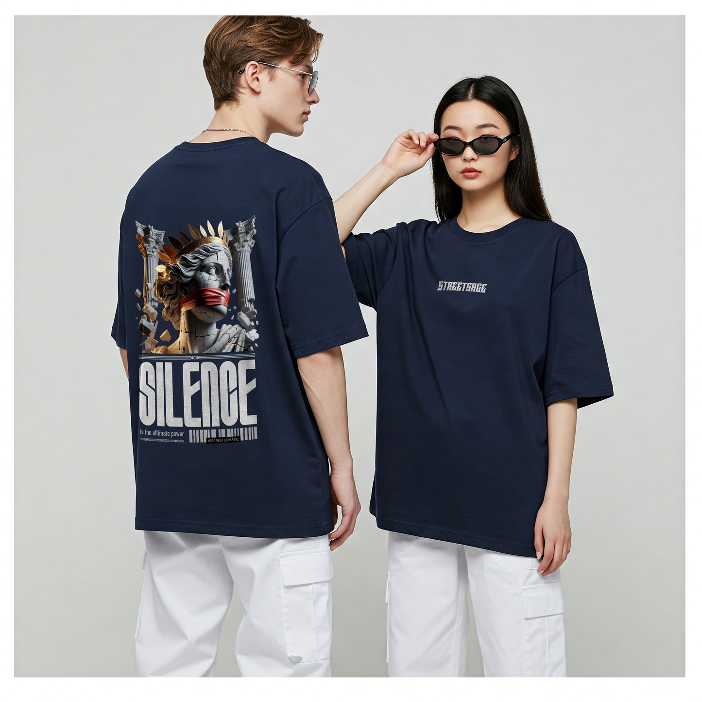SILENCE PREMIUM OVERSIZED TSHIRT