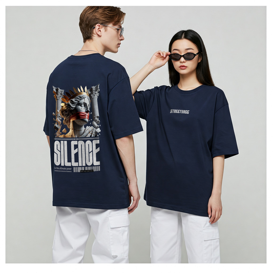 SILENCE PREMIUM OVERSIZED TSHIRT
