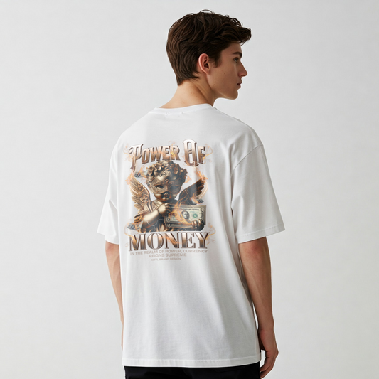POWER MONEY OVERSIZED TSHIRT
